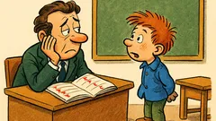 Barzelletta: Pierino dice al maestro...