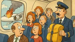 Barzelletta: Due motori esplodono sull’aereo