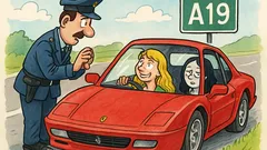 Barzelletta: Una Ferrari va a 19 km/h