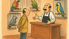 Barzelletta: Un tizio entra in un’uccelleria