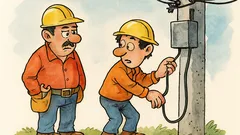 Barzelletta: due operai, quale cavo tocchi?