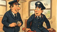 Barzelletta: Un carabiniere sul treno chiede perché