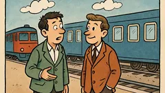 Barzelletta: Marco chiede perché il treno