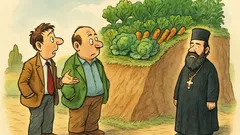 Barzelletta: L’ortodosso? Una coltura di ortaggi su terrapieno?