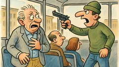 Barzelletta: A Napoli, un rapinatore sale sull’autobus