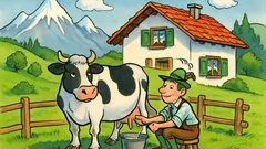 Barzelletta: Panorama tirolese, una mucca e...