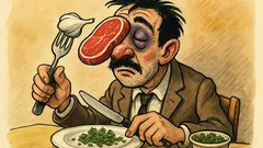 Barzelletta: Bistecca sull’occhio nero, con aglio?