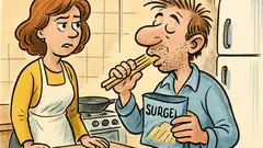 Barzelletta: Linda: Ma tu ti cucini solo surgelati?