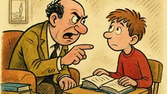 Barzelletta: Il papà di Pierino lo rimprovera