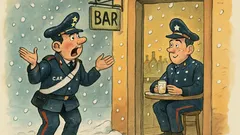 Barzelletta: Un carabiniere entra al bar d’inverno...