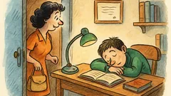 Barzelletta: Quando torni, se sto studiando...