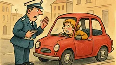 Barzelletta: Un vigile ferma un’automobile…