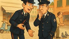 Barzelletta: Carabiniere cerca Giuseppe con un braccio