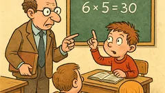 Barzelletta: Pierino interrogato in matematica dal prof