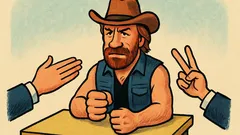 Barzelletta: A morra cinese, Chuck Norris sconfigge tutto