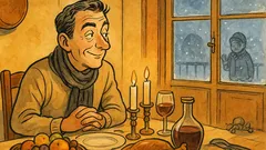 Barzelletta: tavola imbandita, ma manca un'orfanella...