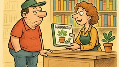 Barzelletta: Un tipo pigro entra in libreria…