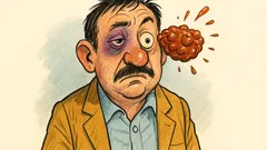 Barzelletta: Ho visto un uomo con occhio pesto