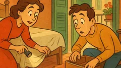 Barzelletta: Hai guardato sotto il letto, amore?