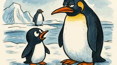 Barzelletta: Un pinguino va dal papà...