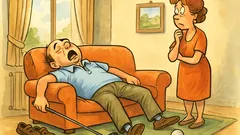 Barzelletta: Un uomo torna dal golf