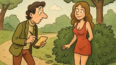 Barzelletta: Un poeta vede una ragazza