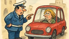 Barzelletta: Il vigile ferma un’auto e dice…