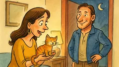 Barzelletta: Lei trova un gattino