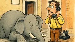 Barzelletta: Un balbuziente chiama la polizia