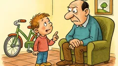 Barzelletta: Un bambino chiede la bicicletta