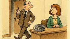 Barzelletta: Signorina, vado nel mio ufficio...