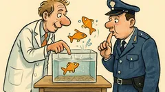 Barzelletta: Uno scienziato e un carabiniere all’acquario