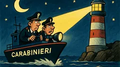 Barzelletta: Una motovedetta vede una luce