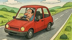 Barzelletta: Cercavo di stare al passo col traffico