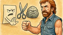 Barzelletta: A morra cinese, Chuck Norris vince