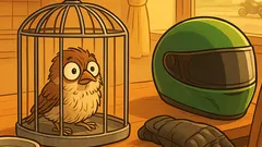 Barzelletta: Un motociclista sfreccia, un passerotto arriva