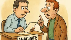 Barzelletta: Impiegato: «Nome?» e lui…