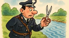 Barzelletta: Carabiniere, forbici e fiume...