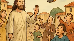 Barzelletta: Gesù: «Chi è senza peccato…»