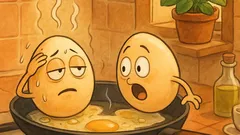 Barzelletta: Due uova sono in padella...