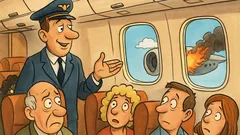 Barzelletta: esplode un motore in volo...