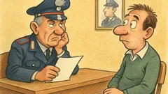 Barzelletta: Un adulto agli esami da carabiniere