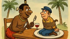 Barzelletta: Cannibali cattolici, venerdì solo pescatori