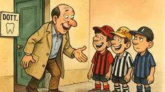 Barzelletta: esco dal dentista, incontro dei tifosi