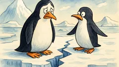 Barzelletta: Perché i pinguini al Polo Sud...