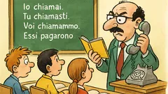 Barzelletta: Il passato remoto di chiamare?