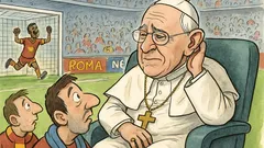 Barzelletta: Roma-Napoli, in tribuna c’è il Papa