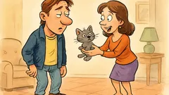 Barzelletta: La fidanzata trova un gattino da Totti