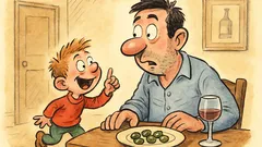 Barzelletta: Pierino chiede se le olive camminano