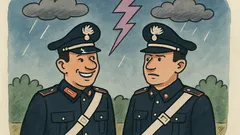Barzelletta: Perché coi lampi sorridono i carabinieri?